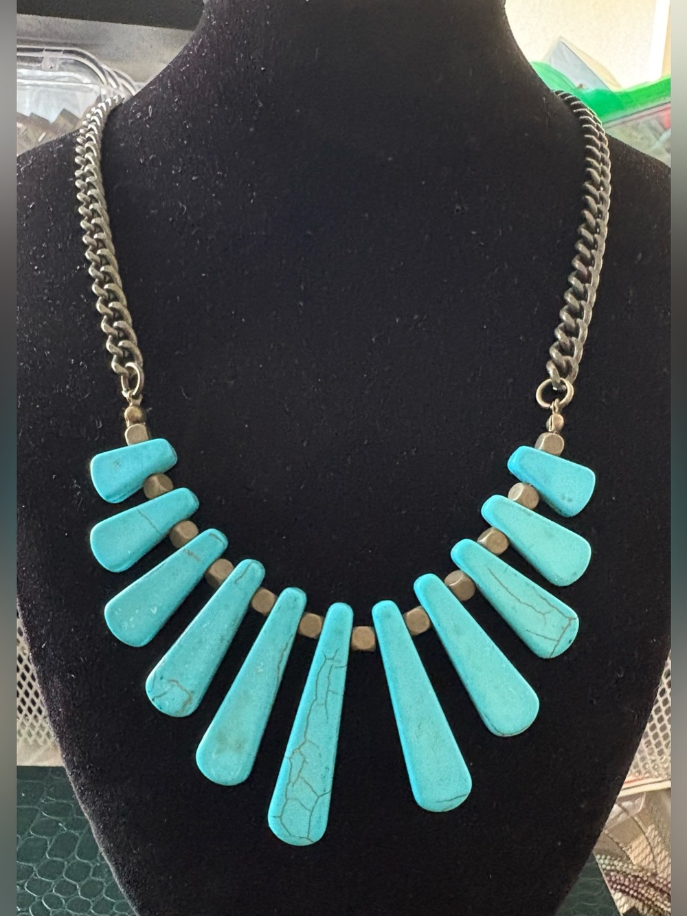 Plunder Turquoise Statement Necklace